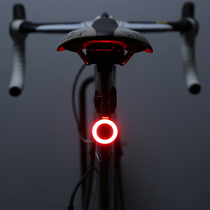  Bicycle taillights USB charging mountain bike lights Night riding road bike riding highlight creative taillights equipment accessories