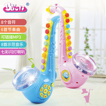 Polaroid toys Children saxophone Musical instruments Gifts for boys and girls Small horn whistle can play harmonica Beginner 3-5 years old