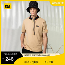 CAT carter 2021 summer new short-sleeved polo shirt mens regular short-sleeved lapel T-shirt mens counter with the same