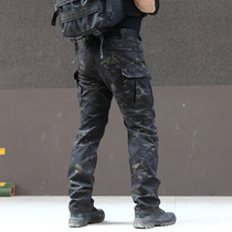 Archon X8 outdoor tactical pants men's spring and autumn waterproof multi-pocket slim wear-resistant training pants overalls long pants