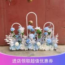 New wedding love to the N route guide light emitting route guide stage background decoration wedding Continental N route guide