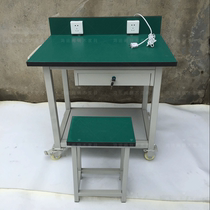 Mobile Trolley operation table anti-static with drawer table with wheel clamp bench test table repair table