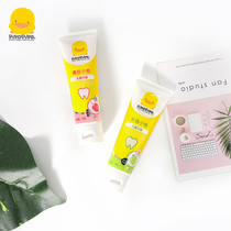 Yellow Duckling children toothpaste fruit flavor baby strawberry green apple fragrance 2-3-6 year old child toothpaste 50g