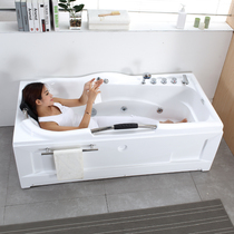 Carberry home constant temperature electric heating surfing massage tub adult acrylic shower elderly simple wide bathtub