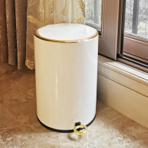 Light luxury trash can household with lid pedal toilet toilet living room kitchen bedroom with large high-grade ideas