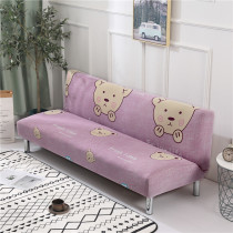 Non-slip full cover sofa bed set simple folding without armrests all-inclusive sofa cover simple modern fabric cover
