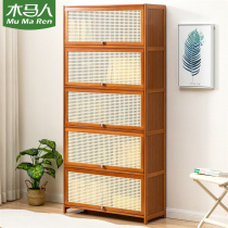 Tran bookshelf shelf floor bookcase desktop bedroom children storage display simple small living room