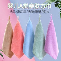 Baby towel baby wash face small square towel newborn baby saliva towel bath than cotton gauze super soft absorbent