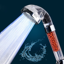  Bathroom pressurized shower nozzle Handheld bath nozzle Shower head Water heater Rain flower drying shower head set