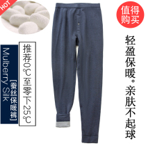 Winter cotton pants silk warm pants for men and women thickened with high waist and northeast Devet beat bottom Modale pants thin