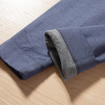 100% wool winter cotton pants mens warm pants female silk thickened with high waist and body densuede and underpants autumn pants thin