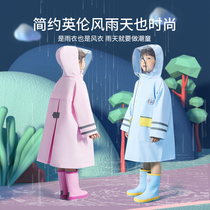 Korean children raincoat boys and girls 2022 primary school children baby cloak style simple kindergarten poncho