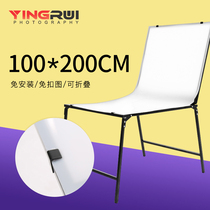 1*2 m still life shooting table video shooting Taobao shooting worktable remake reflection photography folding Professional Products photo props table 100 * 200CM workbench table remake pendulum