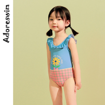 Adoreswim 2020 new childrens one-piece swimsuit tide baby foreign style girls hot spring baby swimsuit children