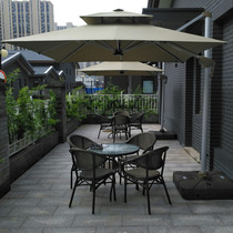 Outdoor parasol courtyard outdoor garden Roman umbrella outdoor yard Villa square stall large solar umbrella