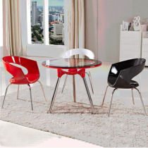 Nordic Stainless Steel Dining Chair Creative Hotel Clubhouse Leisure Chair Restaurant Leaning Back Chair Sales House Designer Talks Chair