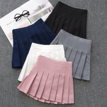 Girls skirt 2021 new autumn pleated skirt student spring and summer short skirt big virgin girl college style skirt