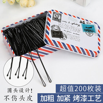 Childrens disc haircut Hair Clip Little Girl Clips Black Fixed Hair Clip Girl CLIP U TYPE HEAD ACCESSORIES WOMAN
