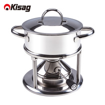 Switzerland Kisag inflatable 15cm stainless steel small hot pot stove Small hot pot pot one person one pot household non-induction cooker