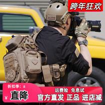 U.S. Crisis 4 Outdoor Photography Bag SLR Camera Bag Hard Shell Ride Single Shoulder Backpack Tactical Messenger Bag Saddle Bag