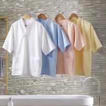  Pure cotton sweatshirt womens high-end couples large size sauna suit set massage cotton mens bath suit customization