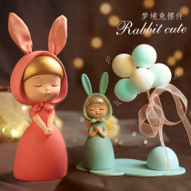 Childrens birthday Christmas gifts for men and women cute trinkets Healing girl computer desk bedroom ornaments
