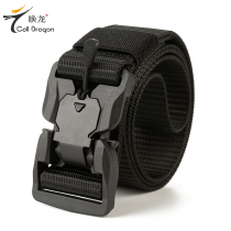 Call the Dragon magnetic buckle head tactical belt male military fans outdoor products waist SEAL special forces fast pull woven outer belt
