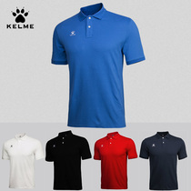 KELME Calmmy sports polo shirts men and women short sleeve casual turn-over T-shirts Costume Personality group Buy Custom