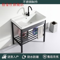 Ceramic laundry basin with washboard integrated countertop Wash basin with washboard balcony Ultra-deep laundry sink Pool washbasin