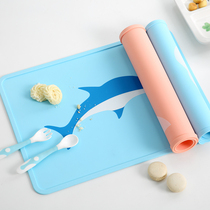 Primary school placemats baby silicone waterproof and oil proof scalding placemat childrens first grade lunch table mat insulation mat