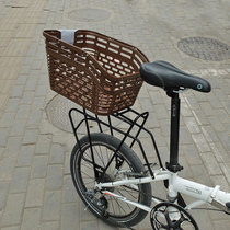 Car basket car basket export Japan original single bicycle rear mountain bike vegetable basket pet dog dog basket back car frame basket PE