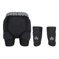 GsouSnow ski protective gear set full set of knee pads for womens veneer mens double board equipment ski hip