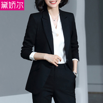  2021 spring and autumn new high-end womens suits to work professional suits formal fashion slim temperament overalls