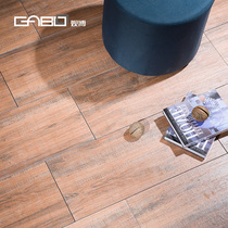 Wood grain tiles Imitation solid wood living room bedroom anti-slip floor tiles Log color Dining room room balcony All-ceramic antique tiles