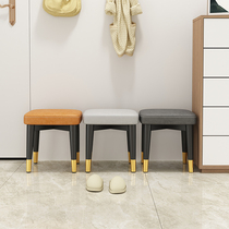 Household luxury entry stool entry shoes stool door change shoes stool bedroom bed stool net red fitting room small stool