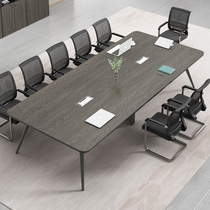 Conference table Simple modern office furniture Long table and chair combination workbench Large table Small office long table
