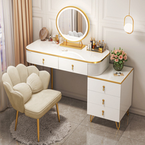 Dressing table light luxury bedroom modern simple small apartment Net red ins Wind makeup table storage cabinet integrated dressing table