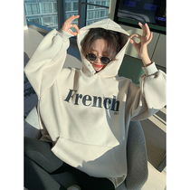 YYZJ Chauma Pregnancy Maternity Dress Jacket Heads to Hood Clothing Spring Autumn New and Slim Loose Big Code Womens Dress Foreign Air Blouse