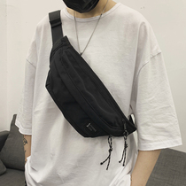 Chest Bag Mans Super Fire Boomer Personality Inclined Cross Pack 100 Hitch Canvas Casual Single Shoulder Bag Student Small Back Pocket Woman