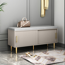 Light Extravagant Shoes Stool Home Doorway Modern Minimalist Entrance Nordic Large Capacity Wearing Shoes Stools Shoes Cabinet Integrated