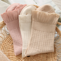 Fuduo spring and summer moon socks thin maternity loose socks Spring and autumn pregnant women postpartum moisture wicking pregnancy home socks