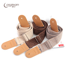 Simple cotton linen guitar strap student 40 41 inch personality widened guitar shoulder strap electric guitar strap