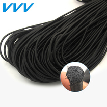 High elastic elastic rope Recliner rope Color fine round rubber band Black thick elastic band accessories Pants rope