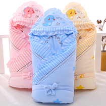 Baby huddle spring autumn and winter thickened can be removed from the newborn bag go out with a velvet blanket wrapped