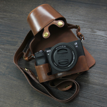 Suitable for Sony micro single A7C camera bag ilce-7c protective leather case retro a7c camera case shoulder crossbody