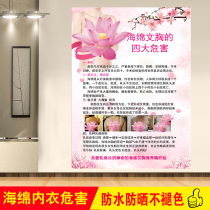 The harm of wearing sponge bra poster poster poster poster pink ribbon advertisement care breast dredge custom map