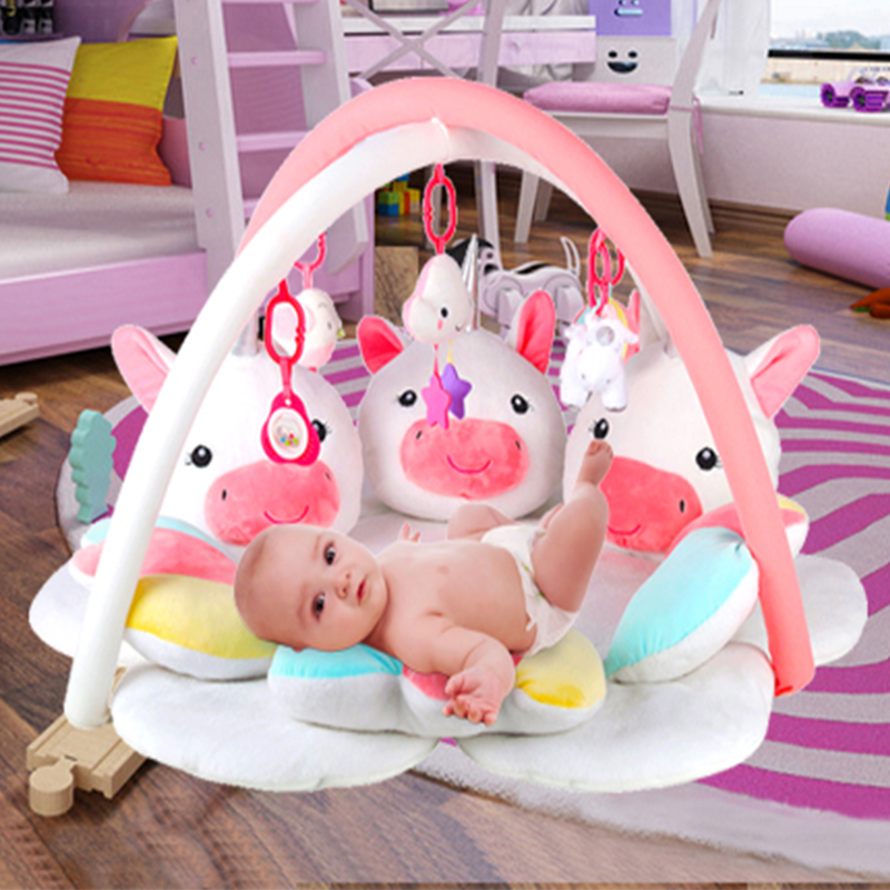 Baby Fitness Frame 0-1 Years Old Baby Foot Piano Neonatal Intelligence Toy Gift 3-6-12 Months