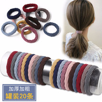 High elastic rubber band female tie head Hairband pony tail seamless head rope female simple Korean Net red hair rope summer