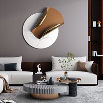 Modern light luxury creative living room background wall decoration wall hanging porch restaurant bedside wall metal crafts pendant