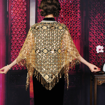 High-end with flagrobe shawl on gold stream Su-Mom wedding mom wedding trigone summer